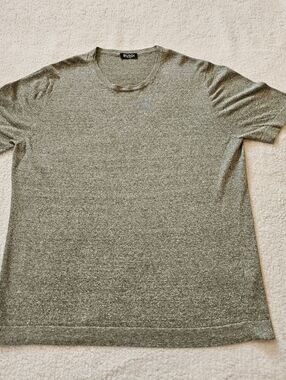 Burdi Men’s T-Shirt Size XL – Soft Olive Green Short Sleeve Crew Neck Shirt
